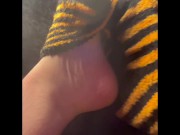 Preview 4 of Fuzzy Sock Foot Play (Full Vid on MV)