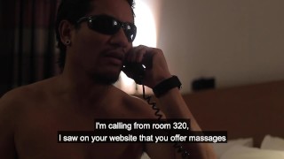 Masseuse makes an exception for a blind person