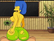 Preview 2 of THE BEAUTIFUL MARGE SIMPSON JUMPING ON OUR COCK - HOLE HOUSE