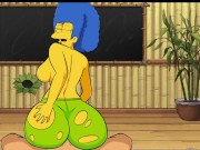 Preview 3 of THE BEAUTIFUL MARGE SIMPSON JUMPING ON OUR COCK - HOLE HOUSE