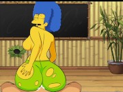 Preview 4 of THE BEAUTIFUL MARGE SIMPSON JUMPING ON OUR COCK - HOLE HOUSE