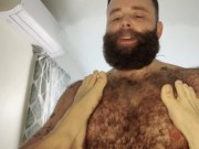 Preview 4 of HAIR EVERYWHERE - Two Hairy Men Fuck Bareback (TRAILER)