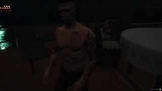 Fivem RP GTA 5 brudna wpadka napalonego jarosza podczas rozgrywki z kochankiem