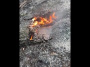 Preview 2 of Florida man Pisses on fire