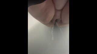 Public bathroom piss