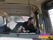 Preview 1 of Female Fake Taxi She lets her passenger play with her massive tits