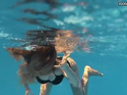 Preview 6 of Blonde Latvian Nata Ocean swimming topless