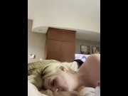 Preview 2 of Girl gets 1st anal creampie