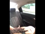 Preview 1 of I ate my coworker's delicious pussy in the back seat of an Uber