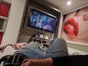 Preview 3 of I'm left alone with my redhead stepsister and she gives me a blowjob until I cum POV