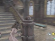 Preview 2 of Hogwarts Legacy Nude mod Gameplay 8 - Running Around naked in hogwarts