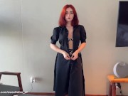 Preview 1 of A Beautiful Red-Haired Stranger Was Refused, But Still Came To My Room For Sex