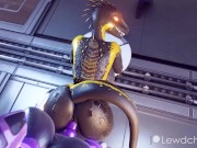 Preview 2 of Furry Futanari Hentai Animation Lizard Robot Uncensored