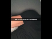 Preview 1 of College student gets railed from roommate on Snapchat