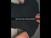 Preview 2 of College student gets railed from roommate on Snapchat
