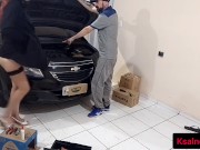 Preview 6 of Car owner got horny for her mechanic!