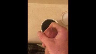 Mixing cumshot creamer into your coffee. Does cum float or dissolve in hot coffee?