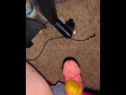 Preview 1 of Cum with big white dick, hot cum
