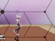 Preview 2 of [MMD] XG - Puppet Show Ahri Akali Sexy Kpop Dance League of Legends Uncensored Hentai 4K 60FPS