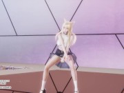 Preview 5 of [MMD] XG - Puppet Show Ahri Akali Sexy Kpop Dance League of Legends Uncensored Hentai 4K 60FPS
