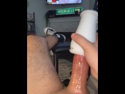 Preview 3 of loud moaning with a fleshlight