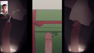 SUCKING big cock in surprise BOX CREAMPIE UNCENSORED HENTAI