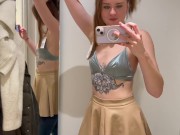 Preview 6 of Hottie tries on Sexy new bras