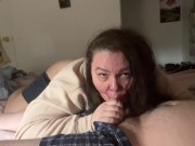 Preview 5 of Surprise Cum in Mouth for a GILF! Compilation