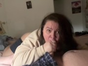 Preview 6 of Surprise Cum in Mouth for a GILF! Compilation