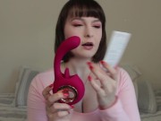 Preview 2 of Yoyolemon Gspot Clit Tongue Licking Dildo Review