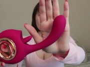 Preview 4 of Yoyolemon Gspot Clit Tongue Licking Dildo Review