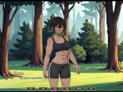 Preview 4 of TOMBOY Sex in Forest [ HENTAI Game ] Ep.3 outdoor CREAMPIE my GF at the beach