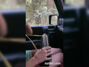 Preview 3 of 💥 HORNY HITCHHIKER Payed 💰The Ride With Her Pussy! 🌶️