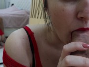 Preview 3 of Sweetly licked the cock.Blowjob