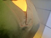 Preview 3 of Horny mother records this video in the bathroom at her work with her boss very close