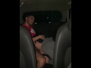 Preview 3 of cruising married straight uber driver fucks young college twink bareback cums inside ass creampie
