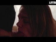 Preview 1 of Hungarian Blonde Lara West Knows How to Handle a Dick in Her Mouth and Pussy - LETSDOEIT
