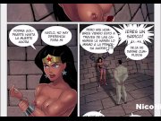 Preview 2 of Wonder Woman wanted a tasty gift - Vandalized XXX (Wonder Woman)