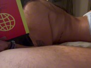 Preview 1 of I fuck my girlfriend hard while she studies. I cum in her body. She loves rought sex.