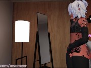 Preview 4 of Hot Stepmom turns her Stepson into a cute Femboy then seduces and fucks him - VRChat ERP Preview