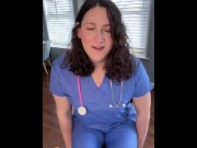 Preview 2 of Trans Nurse Relieves Your Tension (Role Play)