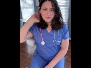 Preview 6 of Trans Nurse Relieves Your Tension (Role Play)