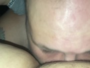 Preview 3 of Bearded fat guy gets what he wants from tinderslut then busts nut inside her