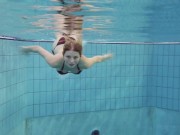 Preview 1 of See a beautiful Russian teen Nastya underwater