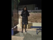 Preview 4 of Tania walking latex in public