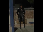 Preview 5 of Tania walking latex in public