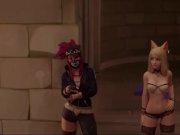 Preview 4 of Futa Futanari Anal Gangbang Threesome 3D Hentai
