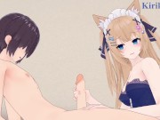 Preview 1 of Hanazono Serena and I have intense sex in the bedroom. - VTuber Hentai