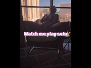 Preview 5 of Slut Wife getting fisted and fucked overlooking the Las Vegas Strip!