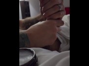 Preview 5 of Daddy caught and filmed jerking off in the hotel room